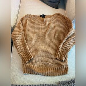 Forever 21 Warm Brown Crew Neck Sweater
